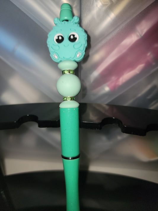 Teal Monster Pen