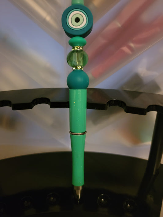 Green Evil Eye Pen