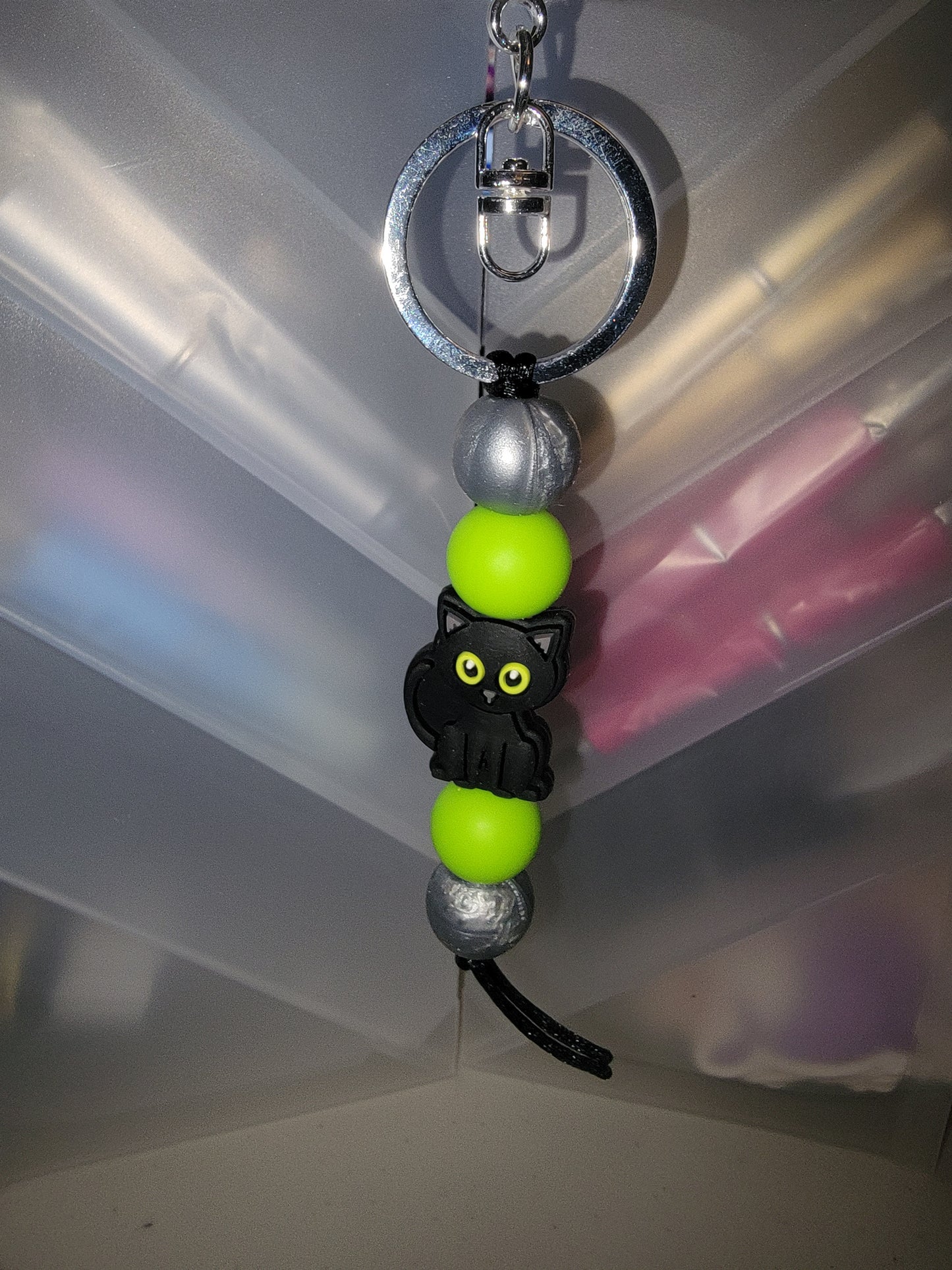 Black Cat Keychain