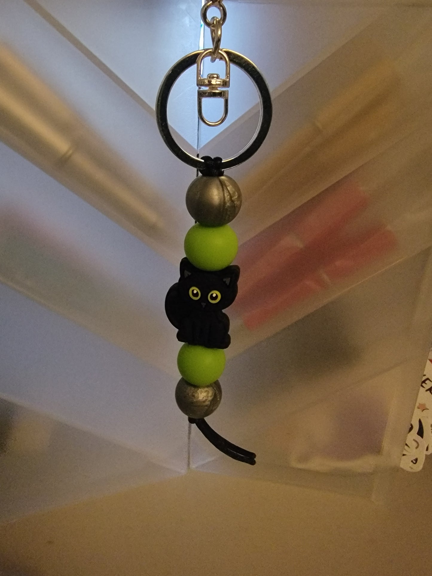 Black Cat Keychain