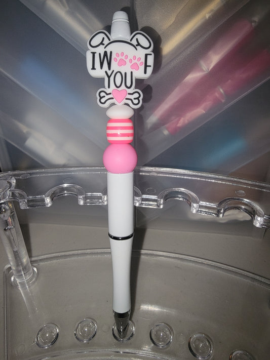 Pink Puppy Love Pen