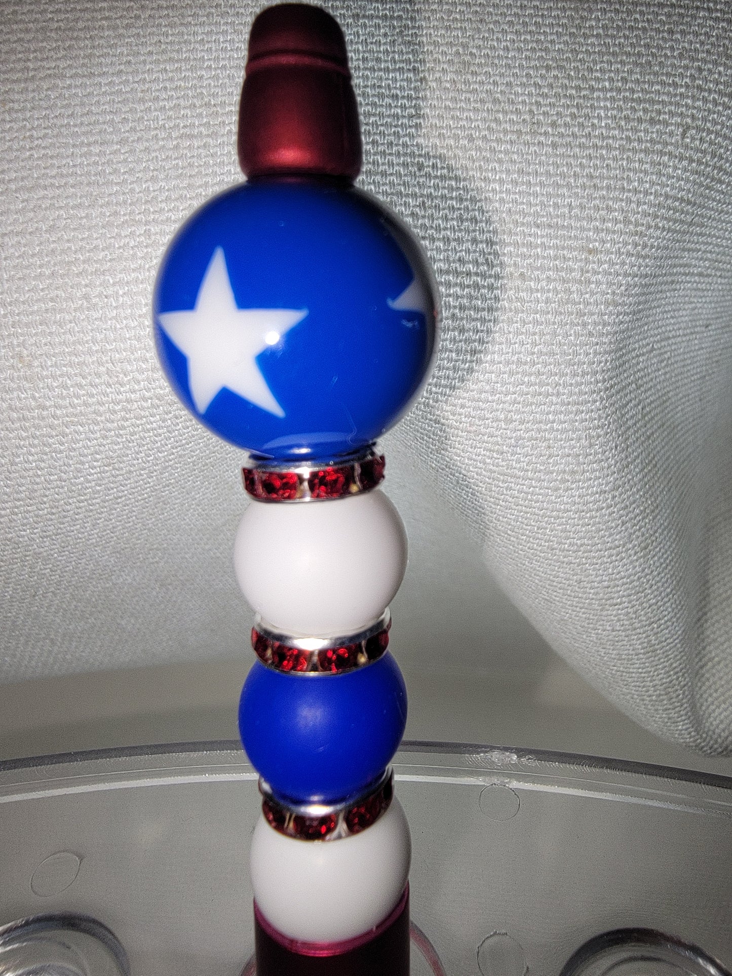 Red, White, and Blue Star Pen